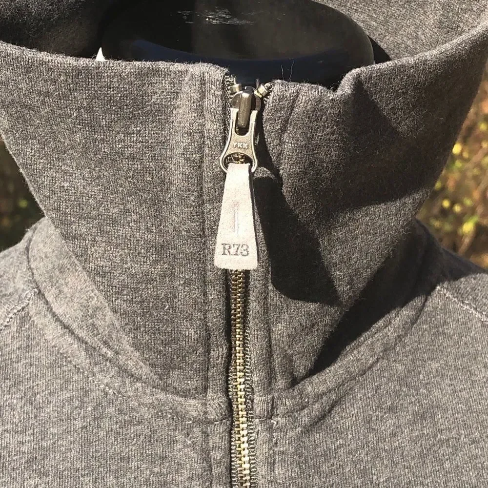 Roots Trent River Knit Fennel Neck Gray Jacket